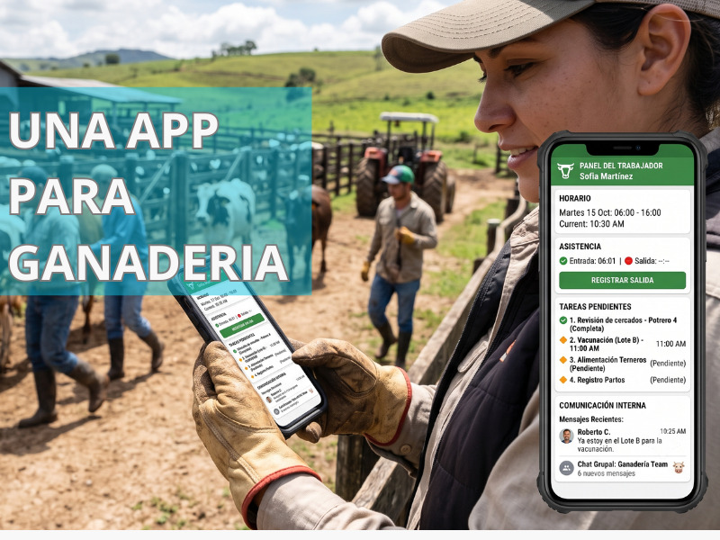 Aplicación móvil para agricultura y gestión de operaciones agrícolas